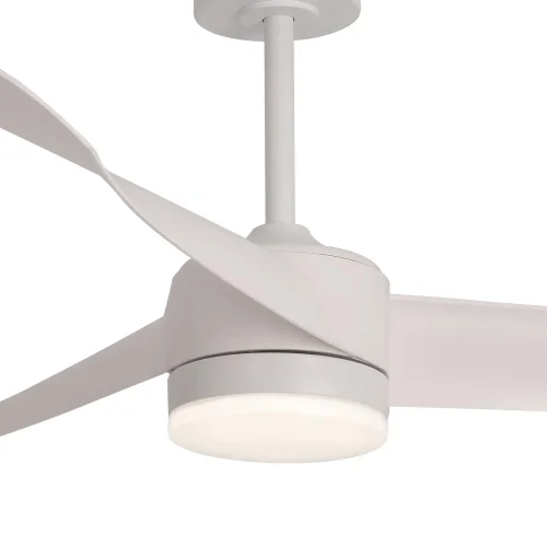 VENTILATEUR DE PLAFOND AVEC LUMIÈRE MOTEUR DC SALVATORE BLANC Ø 142 CM