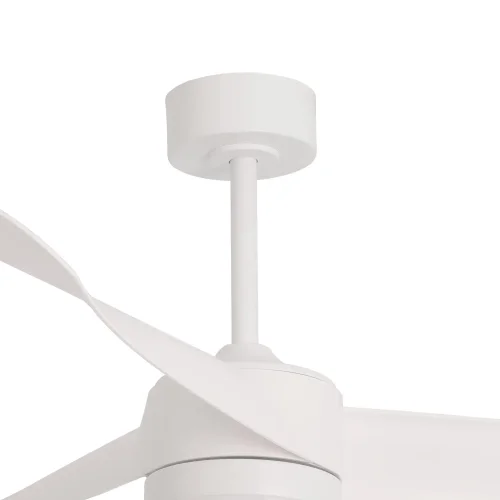 VENTILATEUR DE PLAFOND AVEC LUMIÈRE MOTEUR DC SALVATORE BLANC Ø 142 CM