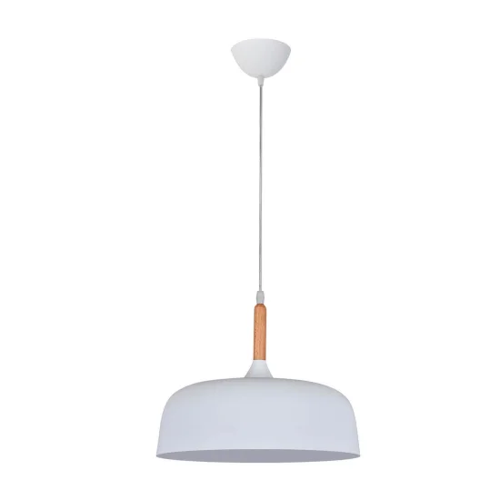 PENDENTIF ELLE EN ALUMINIUM BLANC 2