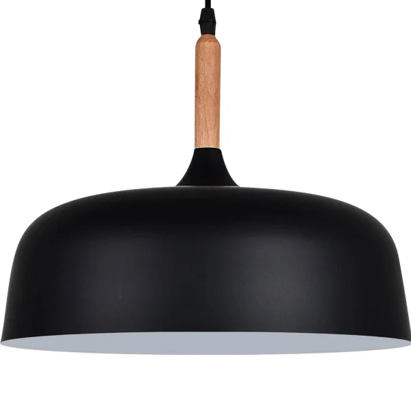 PENDENTIF EN ALUMINIUM NOIR LEAH 48CM