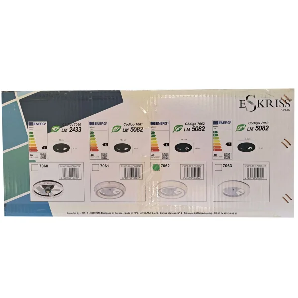 VENTILATEUR DE PLAFOND STYLE PLAFONNIER LED 48W 3000-6000K 5 PALES BLANC CLARISSE VENTILATEUR DE PLAFOND STYLE PLAFONNIER LED 48W 3000-6000K 5 PALES BLANC CLARISSE