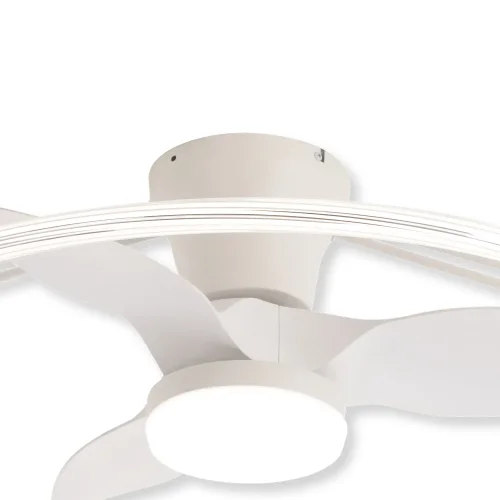 VENTILATEUR DE PLAFOND STYLE PLAFONNIER LED 40W 3000-6000K 3 PALES BLANC PIETRO VENTILATEUR DE PLAFOND STYLE PLAFONNIER LED 40W 3000-6000K 3 PALES BLANC PIETRO