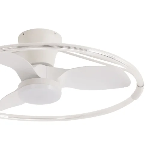 VENTILATEUR DE PLAFOND STYLE PLAFONNIER LED 40W 3000-6000K 3 PALES BLANC PIETRO VENTILATEUR DE PLAFOND STYLE PLAFONNIER LED 40W 3000-6000K 3 PALES BLANC PIETRO