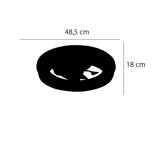 VENTILATEUR DE PLAFOND STYLE PLAFONNIER LED 48W 3000-6000K 5 PALES BLANC CLARISSE VENTILATEUR DE PLAFOND STYLE PLAFONNIER LED 48W 3000-6000K 5 PALES BLANC CLARISSE