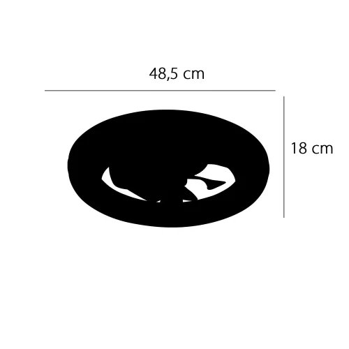 VENTILATEUR DE PLAFOND STYLE PLAFONNIER LED 48W 3000-6000K 5 PALES BLANC ELYSIAN VENTILATEUR DE PLAFOND STYLE PLAFONNIER LED 48W 3000-6000K 5 PALES BLANC ELYSIAN