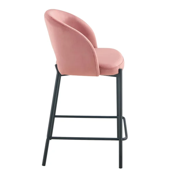 TABOURET TAPISSÉE ROSE CLOTILDE TABOURET TAPISSÉE ROSE CLOTILDE