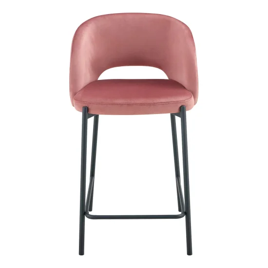 TABOURET TAPISSÉE ROSE CLOTILDE 2