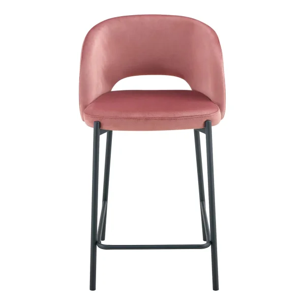 TABOURET TAPISSÉE ROSE CLOTILDE TABOURET TAPISSÉE ROSE CLOTILDE