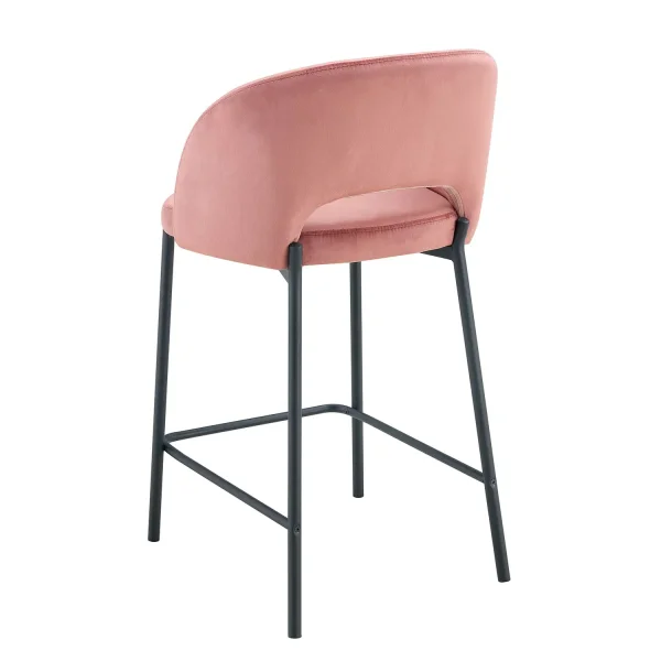 TABOURET TAPISSÉE ROSE CLOTILDE TABOURET TAPISSÉE ROSE CLOTILDE