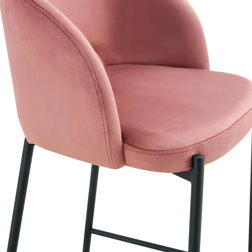 TABOURET TAPISSÉE ROSE CLOTILDE TABOURET TAPISSÉE ROSE CLOTILDE