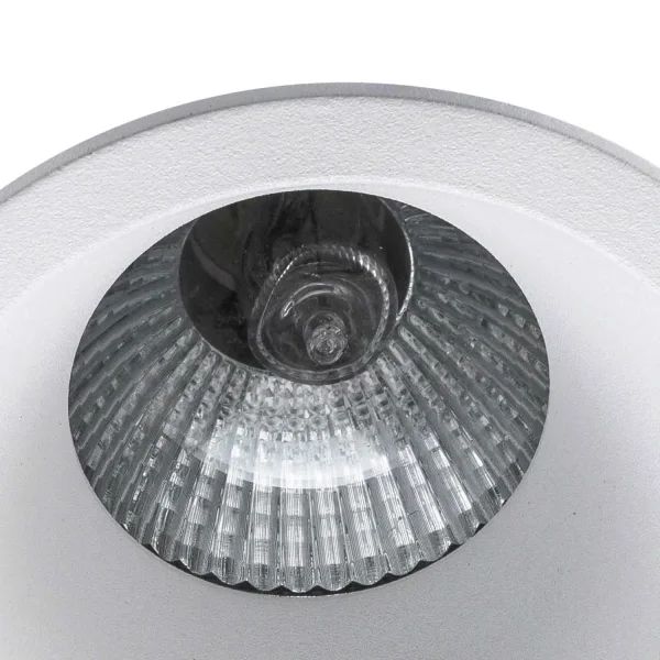 SPOT ENCASTRÉ ROND EXTRA PROFOND 3,5 CM EN ALUMINIUM BLANC