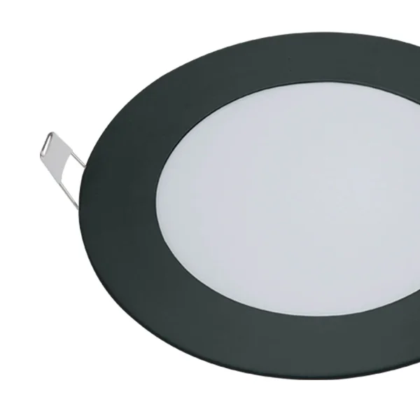 DOWNLIGHT LED CIRCULAIRE 6W 3000K-6000K Ø 12 CM NOIR