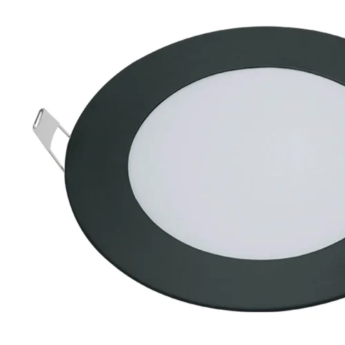 DOWNLIGHT LED CIRCULAIRE 6W 3000K-6000K Ø 12 CM NOIR
