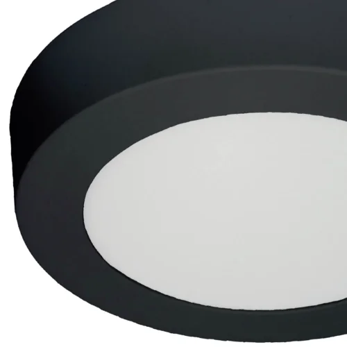 DOWNLIGHT LED DE SURFACE CIRCULAIRE 6W 3000K-6000K Ø 12 CM NOIR DOWNLIGHT LED DE SURFACE CIRCULAIRE 6W 3000K-6000K Ø 12 CM NOIR