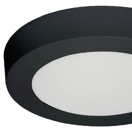 DOWNLIGHT LED DE SURFACE CIRCULAIRE 18W 3000K-6000K Ø 22 CM NOIR 2