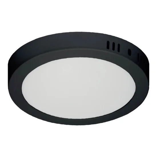 DOWNLIGHT LED SUPERFICIE CIRCULAIRE 24W 3000K-6000K Ø 29,5 CM NOIR