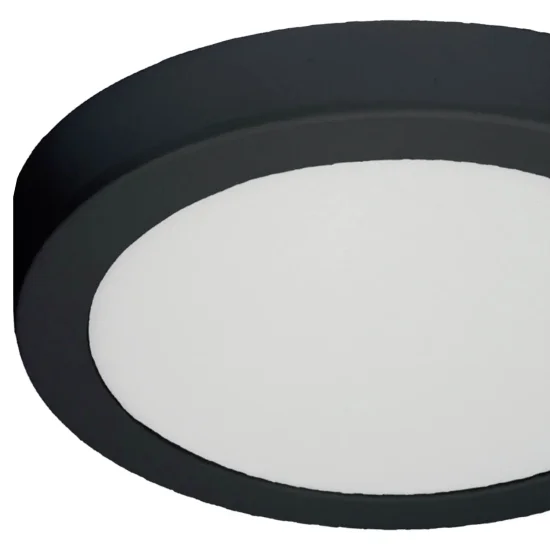 DOWNLIGHT LED SUPERFICIE CIRCULAIRE 24W 3000K-6000K Ø 29,5 CM NOIR 2