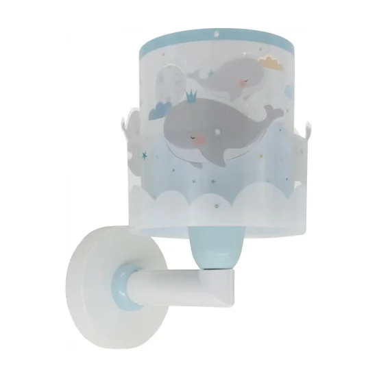 APPLIQUE MURAL ENFANT WHALE DREAMS BLEU