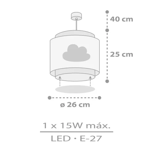 LAMPE DE SUSPENSION ENFANT NUAGE GRIS LAMPE DE SUSPENSION ENFANT NUAGE GRIS