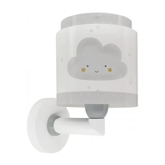 APPLIQUE MURAL ENFANT NUAGE GRIS