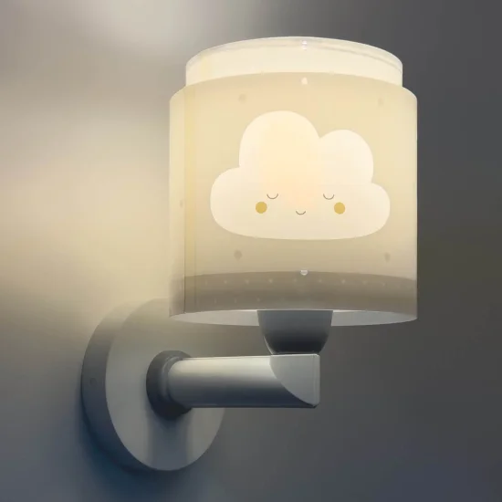 APPLIQUE MURAL ENFANT NUAGE GRIS 2