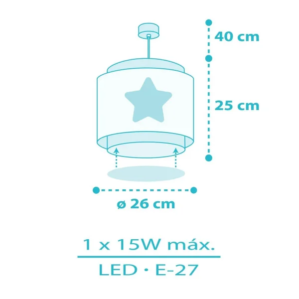 SUSPENSION ENFANT ÉTOILE BLEUE SUSPENSION ENFANT ÉTOILE BLEUE