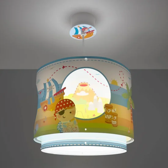 LAMPE DE TABLE ENFANT ÎLE DES PIRATES 2