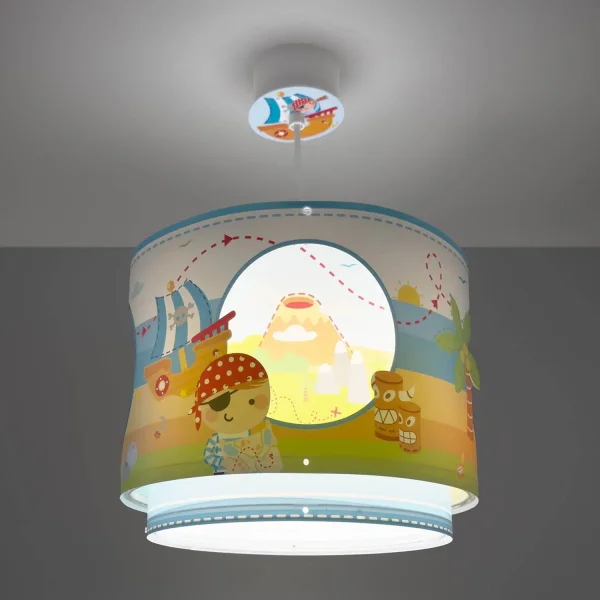 LAMPE DE TABLE ENFANT ÎLE DES PIRATES