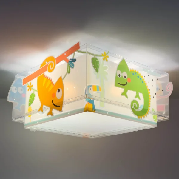 PLAFONNIER ENFANTIL ANIMAUX DE LA JUNGLE