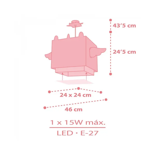 PLAFONNIER POUR ENFANTS LITTLE UNICORN