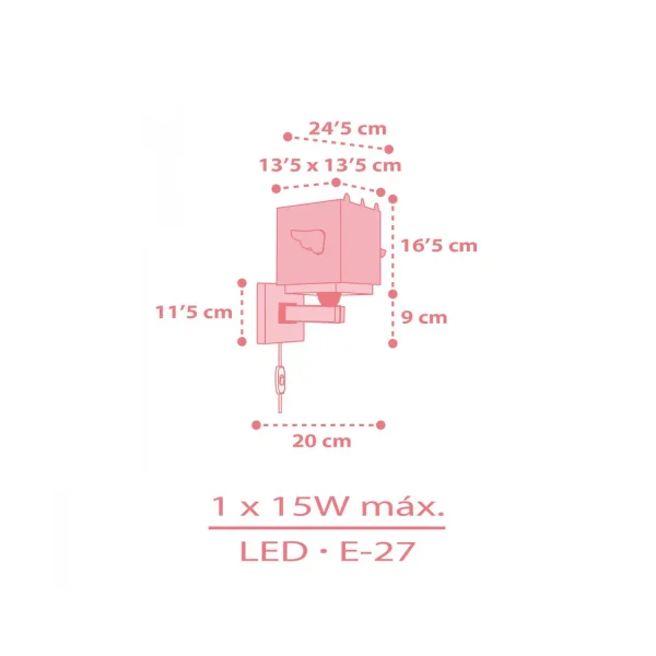 APPLIQUE MURAL POUR ENFANTS LITTLE UNICORN APPLIQUE MURAL POUR ENFANTS LITTLE UNICORN