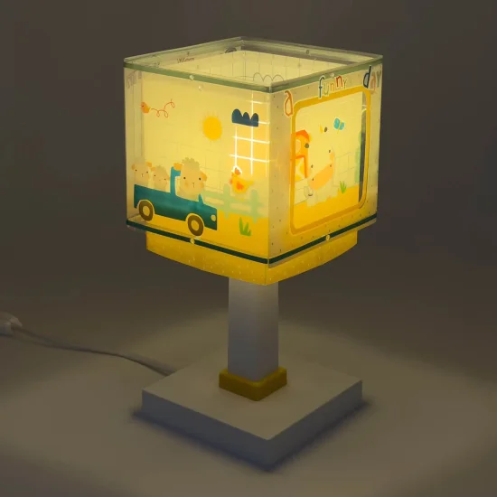 LAMPE DE TABLE ENFANT FERME ANIMAUX 2
