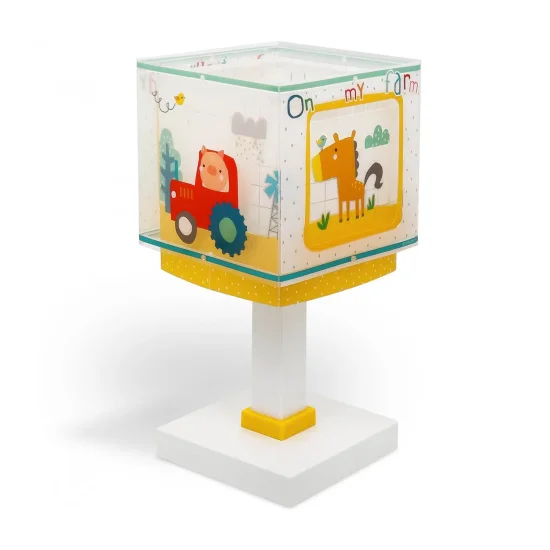LAMPE DE TABLE ENFANT FERME ANIMAUX