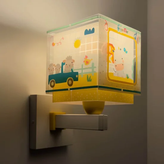 APPLIQUE MURAL ENFANT FERME ANIMAUX 2
