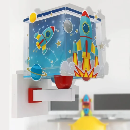 APPLIQUE MURAL ENFANT FUSÉE