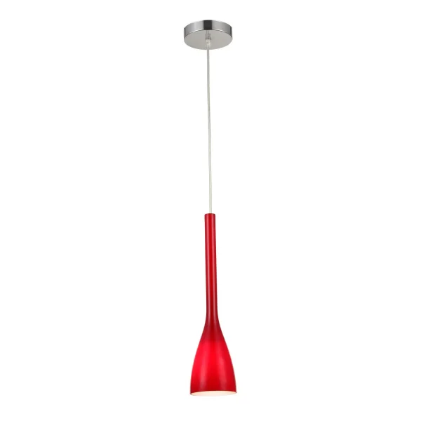 Suspension 1 Lumière Chelsea Rouge, Lampes et éclairage | Lúzete