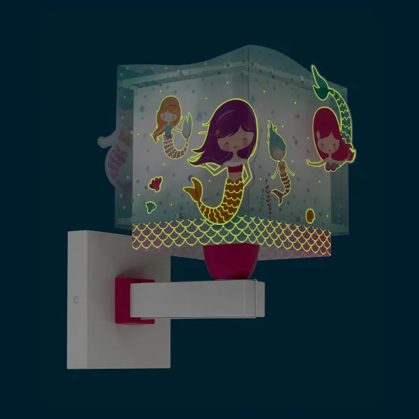 APPLIQUE MURAL POUR ENFANTS SIRÈNES APPLIQUE MURAL POUR ENFANTS SIRÈNES