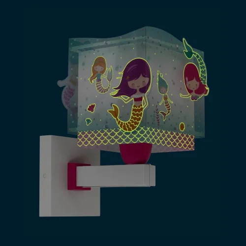 APPLIQUE MURAL POUR ENFANTS SIRÈNES APPLIQUE MURAL POUR ENFANTS SIRÈNES