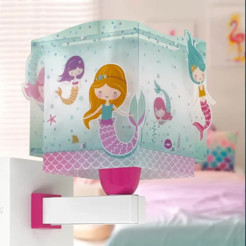 APPLIQUE MURAL POUR ENFANTS SIRÈNES APPLIQUE MURAL POUR ENFANTS SIRÈNES