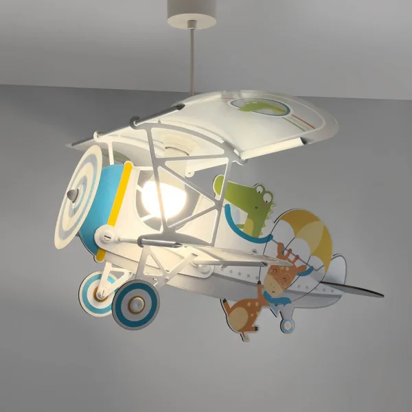 SUSPENSION ENFANT CROCODILE AVION