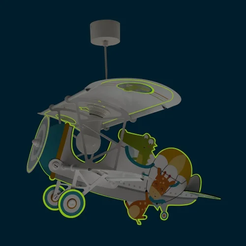 SUSPENSION ENFANT CROCODILE AVION