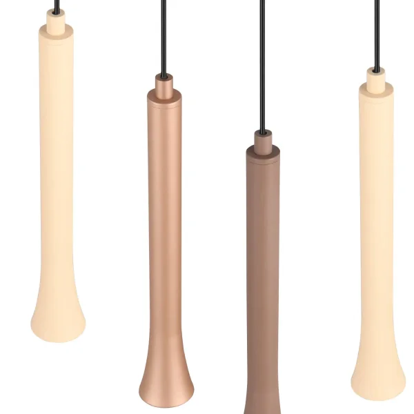 SUSPENSION LED 11 LUMIÈRES 33W RÉGLABLE BASE RECTANGULAIRE FABIOLA