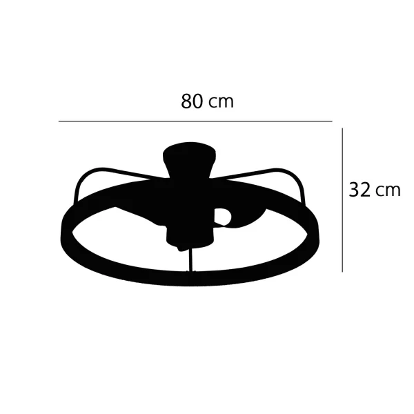 VENTILATEUR DE PLAFOND STYLE PLAFONNIER LED 48W 3000-6000K NOIR/DORÉ BENEDICT VENTILATEUR DE PLAFOND STYLE PLAFONNIER LED 48W 3000-6000K NOIR/DORÉ BENEDICT