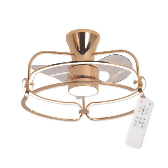 VENTILATEUR DE PLAFOND STYLE PLAFONNIER LED 48W 3000-6000K DORÉ BENEDICT