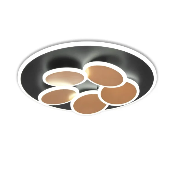 PLAFONNIER LED 35W 2700-6500K NOIR/OR MILAN PLAFONNIER LED 35W 2700-6500K NOIR/OR MILAN