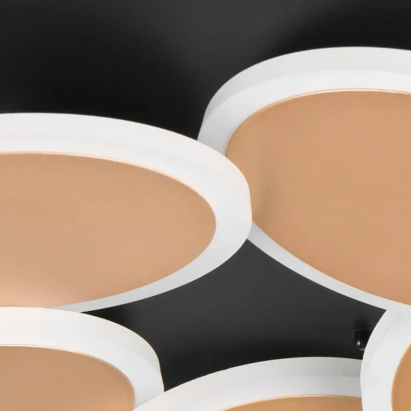 PLAFONNIER LED 35W 2700-6500K NOIR/OR MILAN PLAFONNIER LED 35W 2700-6500K NOIR/OR MILAN