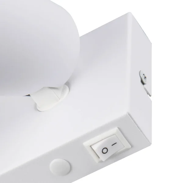 SPOT DE PLAFOND/MUR EN MÉTAL BLANC GU10 SILVANO SPOT DE PLAFOND/MUR EN MÉTAL BLANC GU10 SILVANO