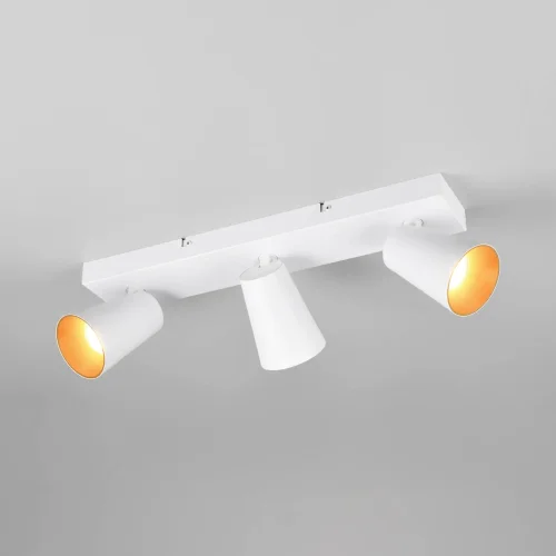 SPOT PLAFOND/MURAL 3 LUMIÈRES MÉTAL BLANC GU10 SILVANO SPOT PLAFOND/MURAL 3 LUMIÈRES MÉTAL BLANC GU10 SILVANO