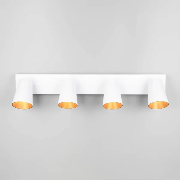 SPOT PLAFOND/MURAL 4 LUMIÈRES MÉTAL BLANC GU10 SILVANO SPOT PLAFOND/MURAL 4 LUMIÈRES MÉTAL BLANC GU10 SILVANO