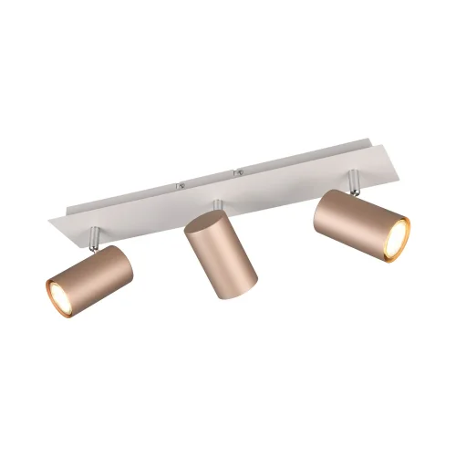 SPOT PLAFOND/MUR 3 LUMIÈRES EN MÉTAL COFFEE/GRIS GU10 GRAFTON SPOT PLAFOND/MUR 3 LUMIÈRES EN MÉTAL COFFEE/GRIS GU10 GRAFTON